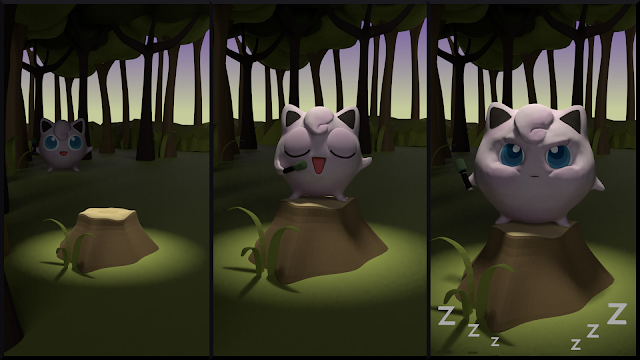 Final render - forest scene