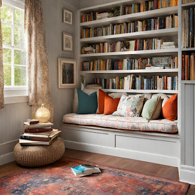 5 pretty reading nook ideas, reading nook inspiration