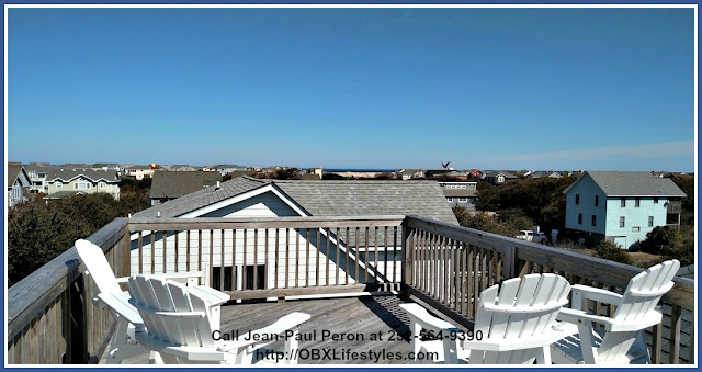 This 7 bedroom Outer Banks NC home for sale in Ocean Sands also has two covered decks that are 40 ft in length. 