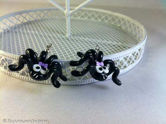 Kawaii so cute Halloween Spider earrings