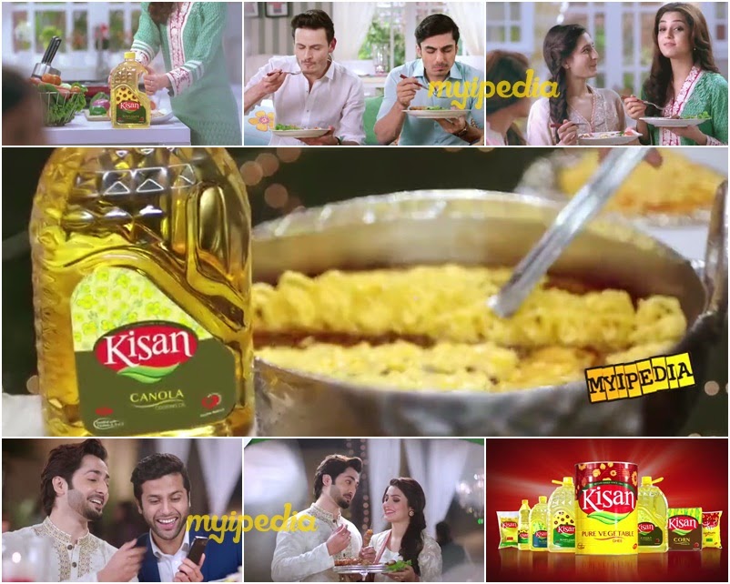 Kisan Cooking Oil & Ghee TVC 2015 ayeza khan, danish taimoor, maya ali