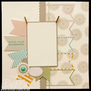 Tag a Bag Scrapbook Page by Stampin' Up! Demonstrator Bekka Prideaux for Team Training