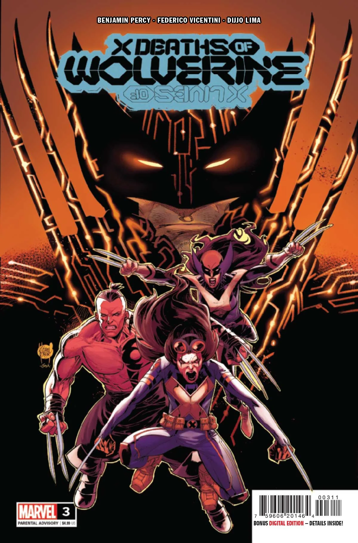 X Deaths Of Wolverine #3 Cover