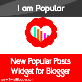 New Popular Posts Widget for Blogger