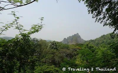 Viewpoint at Pha Nag Khoi Cave in Phrae, North Thailand