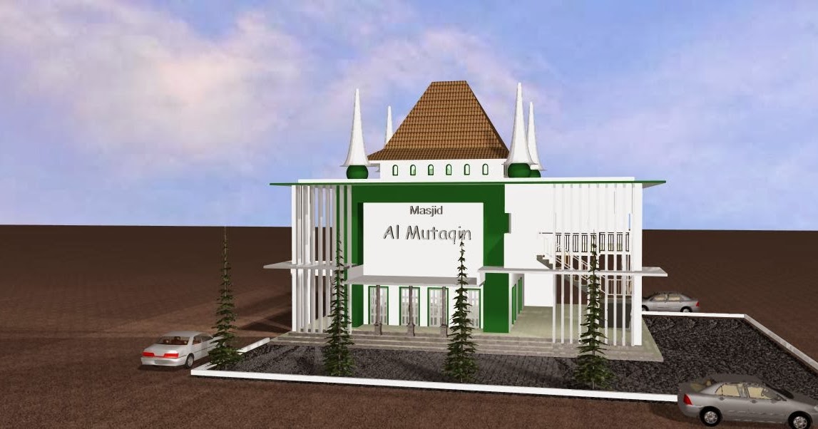 Desain Masjid Al Mutaqin, Bojogede Bogor Desain Rumah Murah