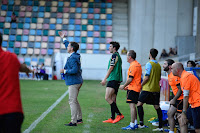 Partido del Barakaldo con el Sporting B