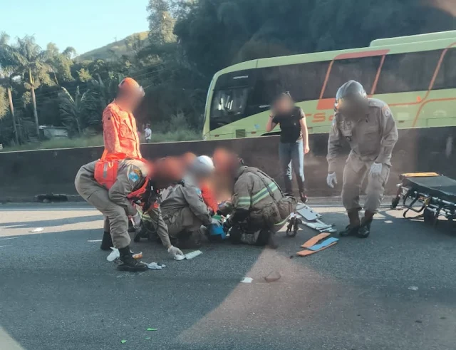 Acidente deixa uma pessoa ferida na Dutra, em Barra Mansa