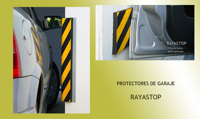 RAYASTOP, protector garajes, columnas, antirayaduras