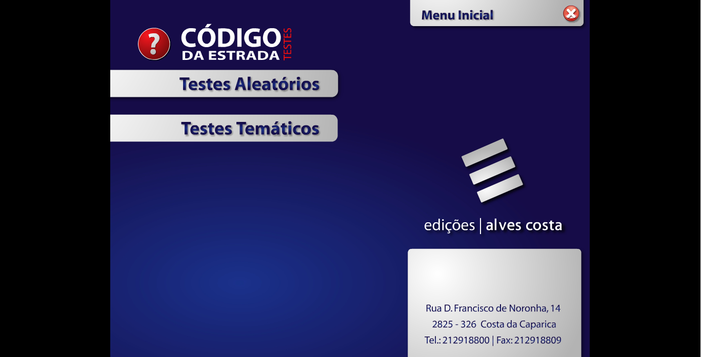 Tirar a Carta de Condução: CD de testes de código gratis