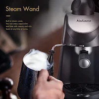 Yabano Espresso Machine, 3.5Bar Espresso Coffee Maker, Espresso and Cappuccino Machine with Milk Frother, Espresso Maker with St