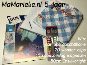winpakket Stitch@home insul bright, naadtoeslagmagneten, wonderclips, MaMarieke