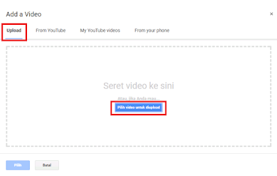 Cara Pasang Video Di Postingan Blog