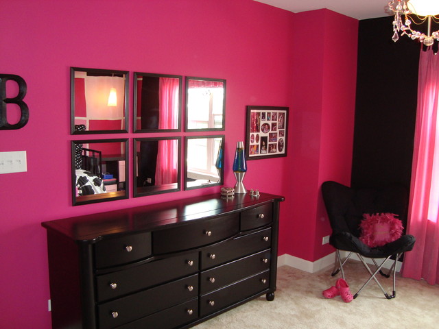 Black And Pink Bedroom Ideas