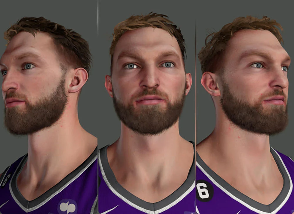 NBA 2K23 Domantas Sabonis Cyberface