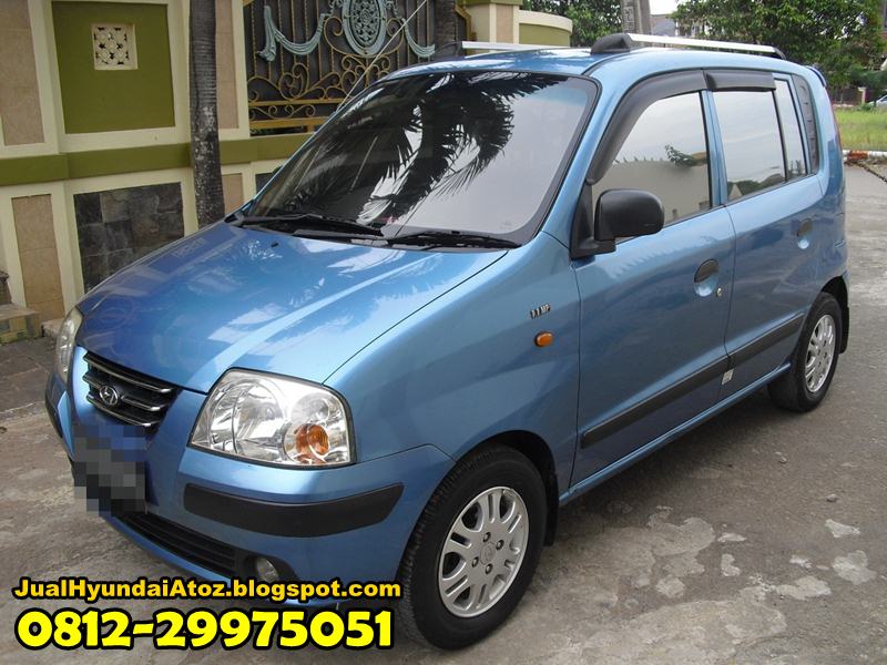 Jual Hyundai Atoz 1.1 GLS 2006 Biru Metallic Manual Plat B 