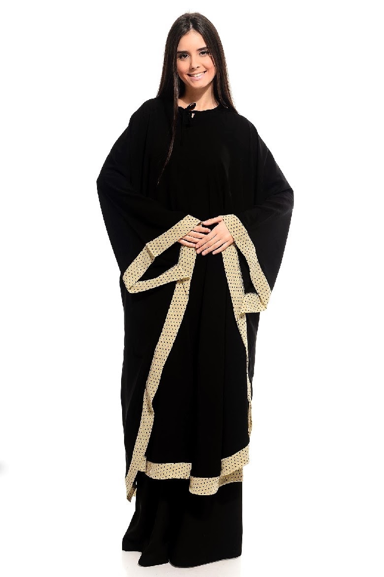 Colored Abaya Collection 2014/2015  Arzu Ergen Black 