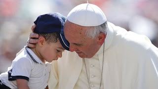 pope and child