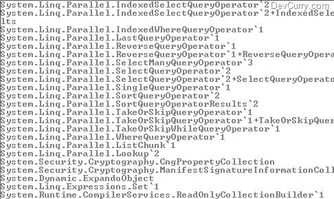 types implementing interface