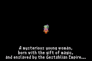 The introduction scene for Terra, one of the main characters in Final Fantasy VI.