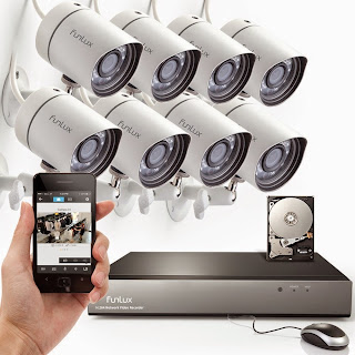 Funlux® 8CH NVR 720P HD Night Vision IP Surveillance Camera