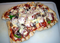 grilled pizza