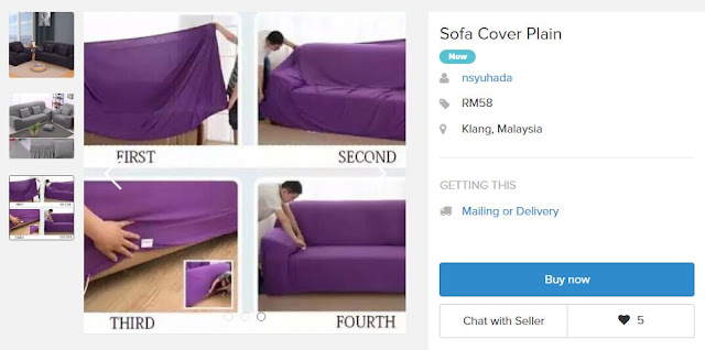 Sarung sofa murah 