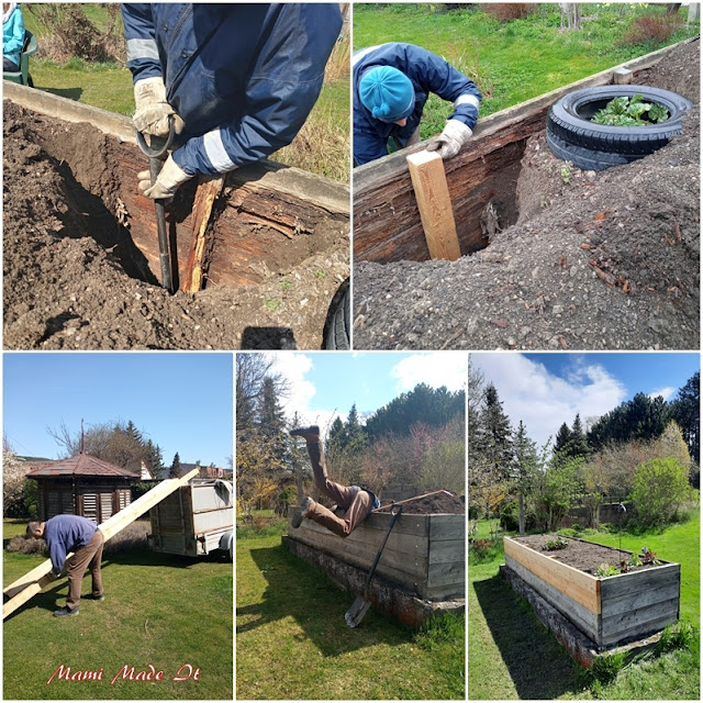 Reparatur am Hochbeet - Fixed the raised garden bed