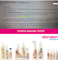 Foto Sei stata selezionata come ''Mamma tester Sitarclean biodetergenti''?