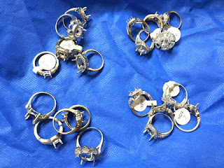 Emban Cincin Ring Perak Hongkong 925 Cewek KPRK002 Kodian Isi 20pcs