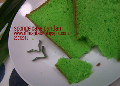 Rumah Tata: Sponge Cake Pandan