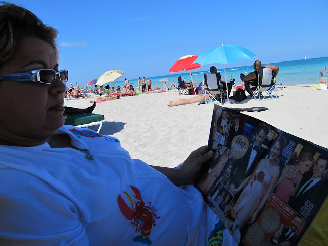 Esmeralda Cruz, Teresita Blanco,reading photo