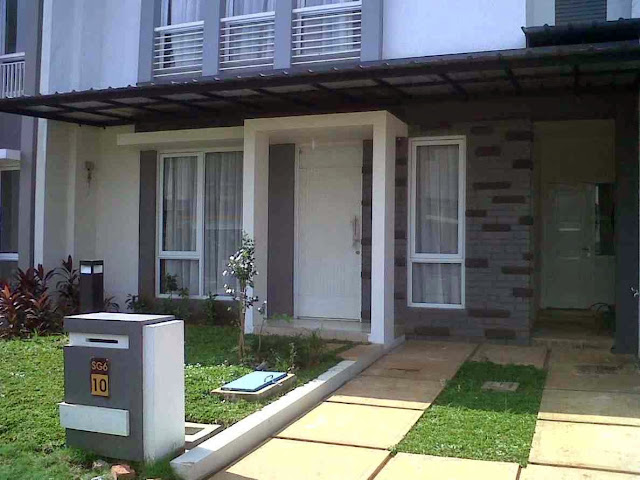 Teras Rumah Minimalis Batu Alam