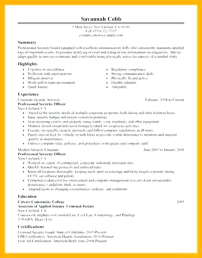 security guard resume example armed security officer resume security guard resume examples security guard responsibilities resume sample 2019