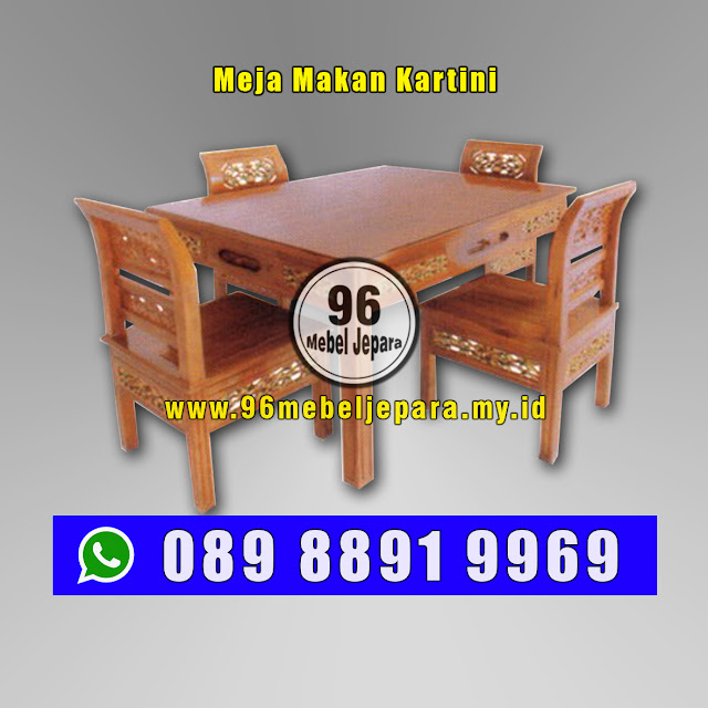 Meja Makan Kartini Minimalis Jepara