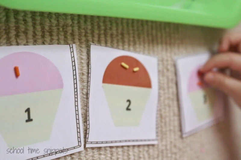 Preschool Math Printable Counting Cards