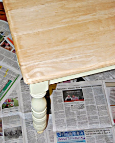 painting furniture, how to paint a table, table re-do