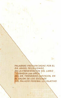 Angel Félix Gómez - Discurso Presentación Libro Cubagua 500 años x Fernando Cervigón