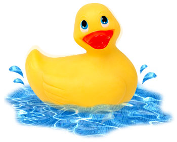 Rubber ducky: A cutsey rubber