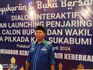 Dialog Interaktif Dan Lauching Bakal Calon Bupati Dan Wakil Bupati Pada Pilkada Kabupaten,Sukabumi 2024