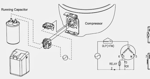 Bengkelm@nia: Diagram pemasangan relay kompresor Samsung