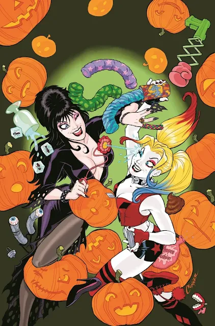 Harley Quinn y Elvira protagonizan un crossover entre DC y Dynamite