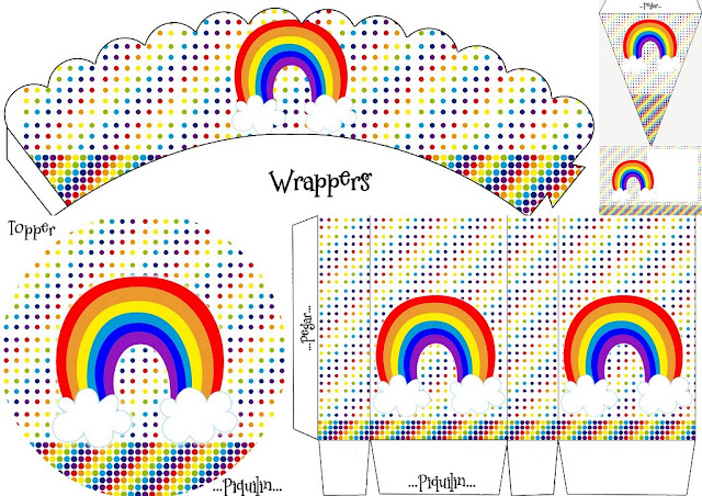 Rainbow: Free Printable Mini Kit.