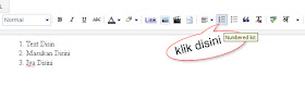 Cara Merubah Tampilan Ordred List Atau Penomoran Di Blog