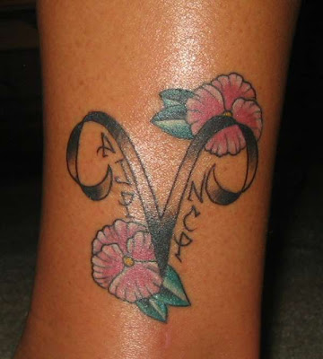 letter p tattoo designs