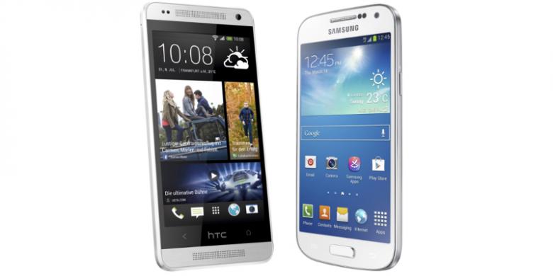 Perbandingan Galaxy S4 Mini dengan HTC One Mini 