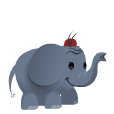 Galleryku Animasi  Hewan  gajah 
