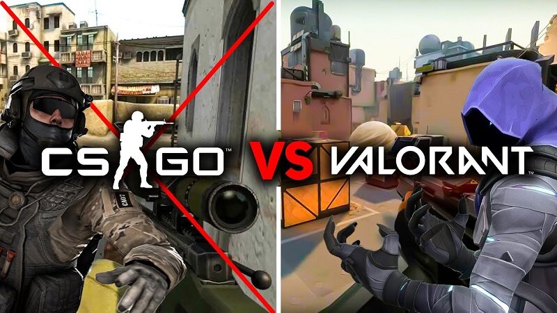 Counter-Strike: Global Offensive (CS:GO) Vs Valorant