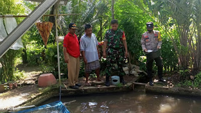 Dandim 1615/Lotim : Budidaya Ikan Air Tawar Bagus Untuk Dikembangkan 