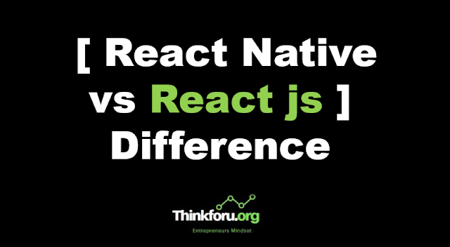 Cover Image of what is react native vs react js,react native vs react js,react native vs react js difference,react native vs react js diferencias,Reactjs,